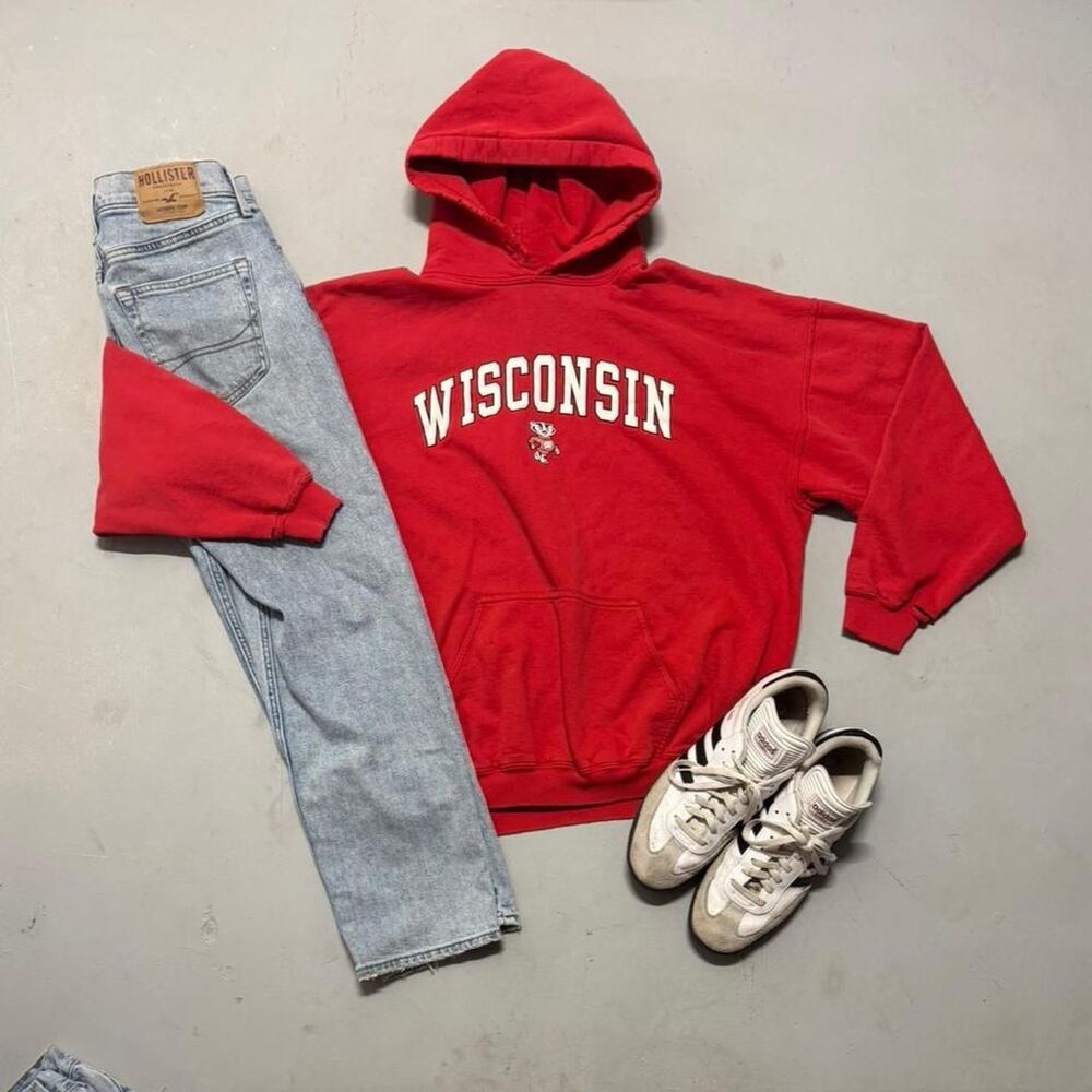 Perrin Men's Red Hoodie